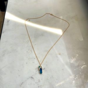 New, never worn gold sandal necklace